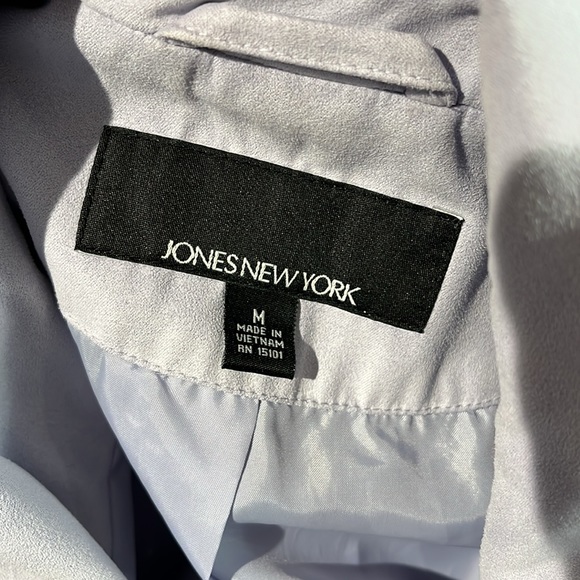 Jones New York faux suede lilac blazer size M - Picture 7 of 12